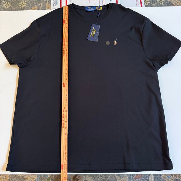 Polo Ralph Lauren Classic Fit Cotton Short Sleeve Crewneck T-Shirt Black Sz XXL - Picture 9 of 12